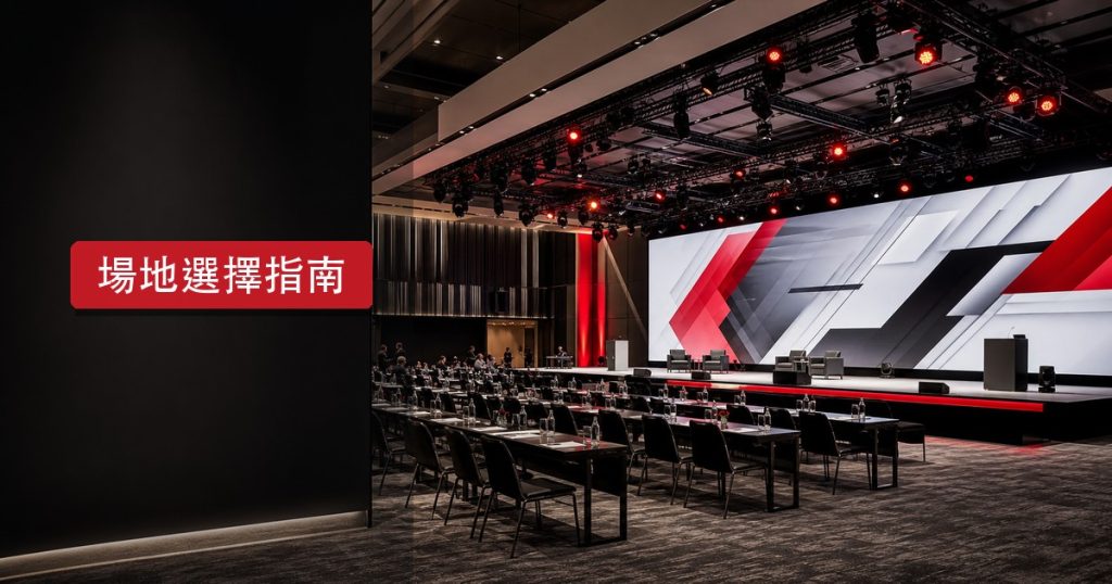 台北展演空間怎麼選？用途、硬體到隱藏成本一次搞懂