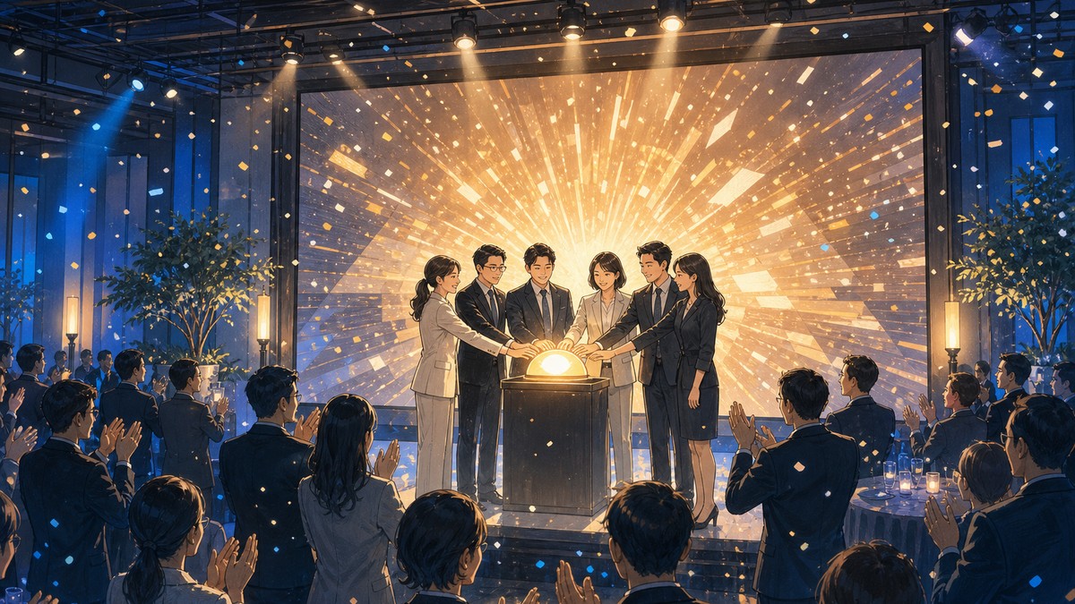 開幕儀式點亮儀式情境示意圖