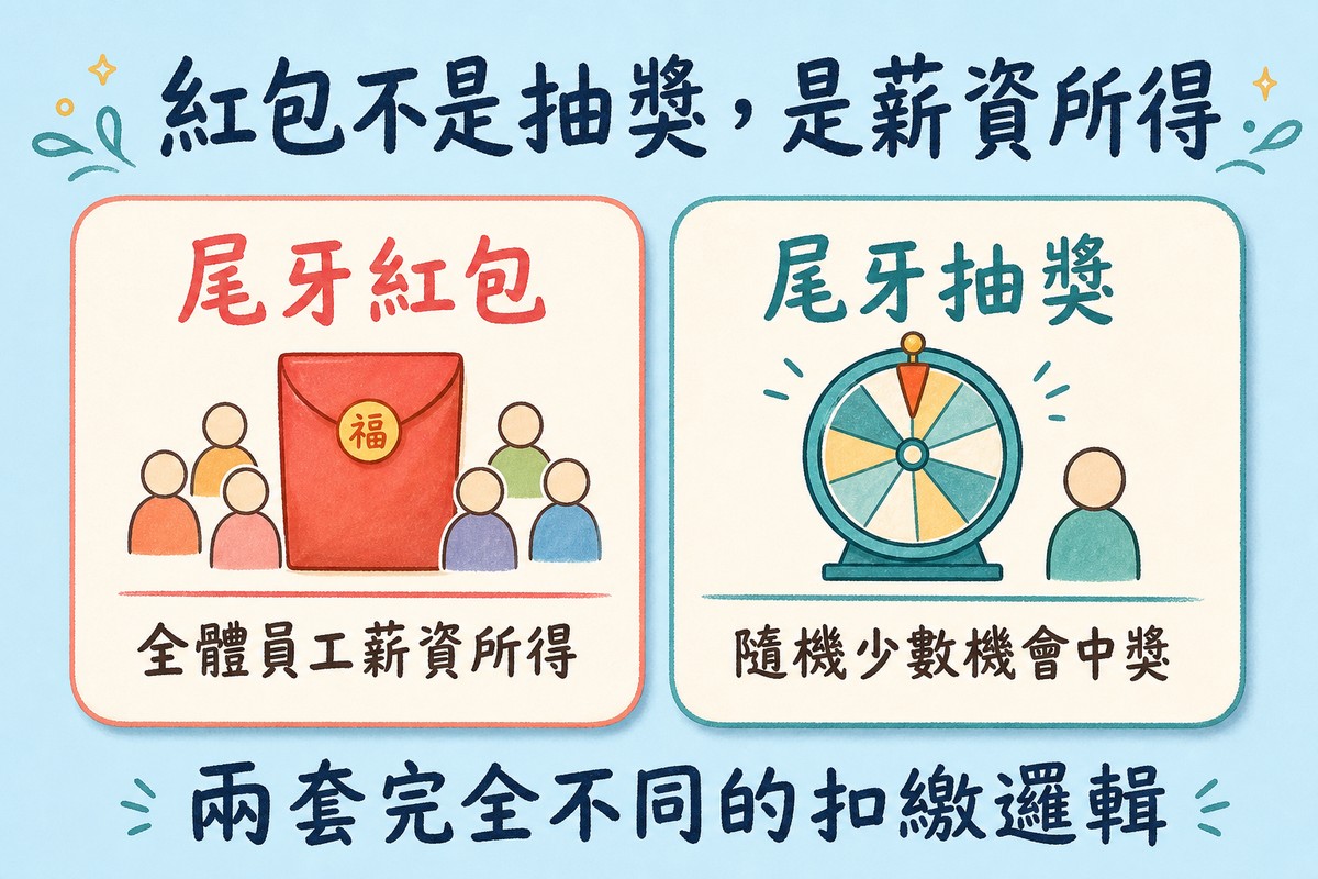 紅包不是抽獎是薪資所得